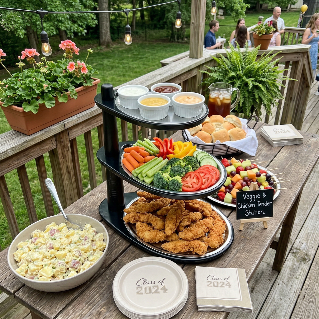 3-Tier Serving Stand