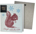 Enough with the Nuts Squirrel Greeting Card Turns Into a Swedish Sponge Cloth | Soak iT Up Clard®