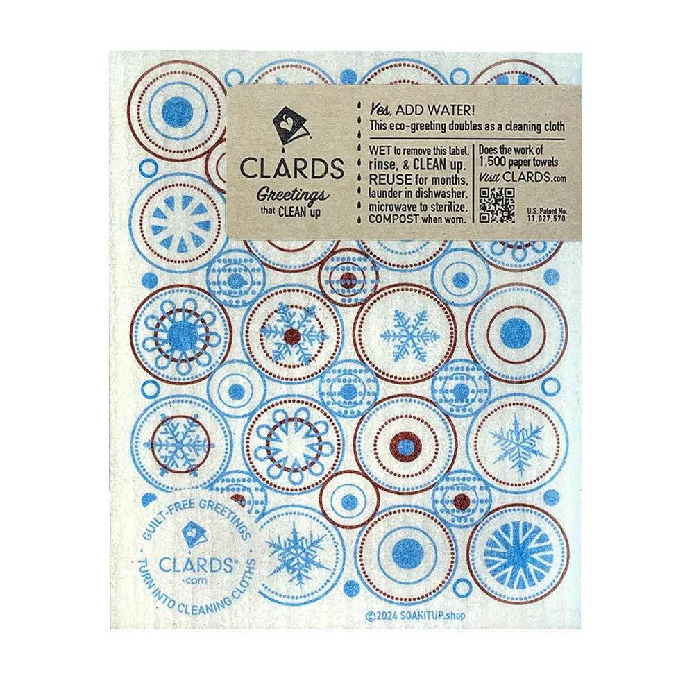 Enough with the Nuts Squirrel Greeting Card Turns Into a Swedish Sponge Cloth | Soak iT Up Clard®