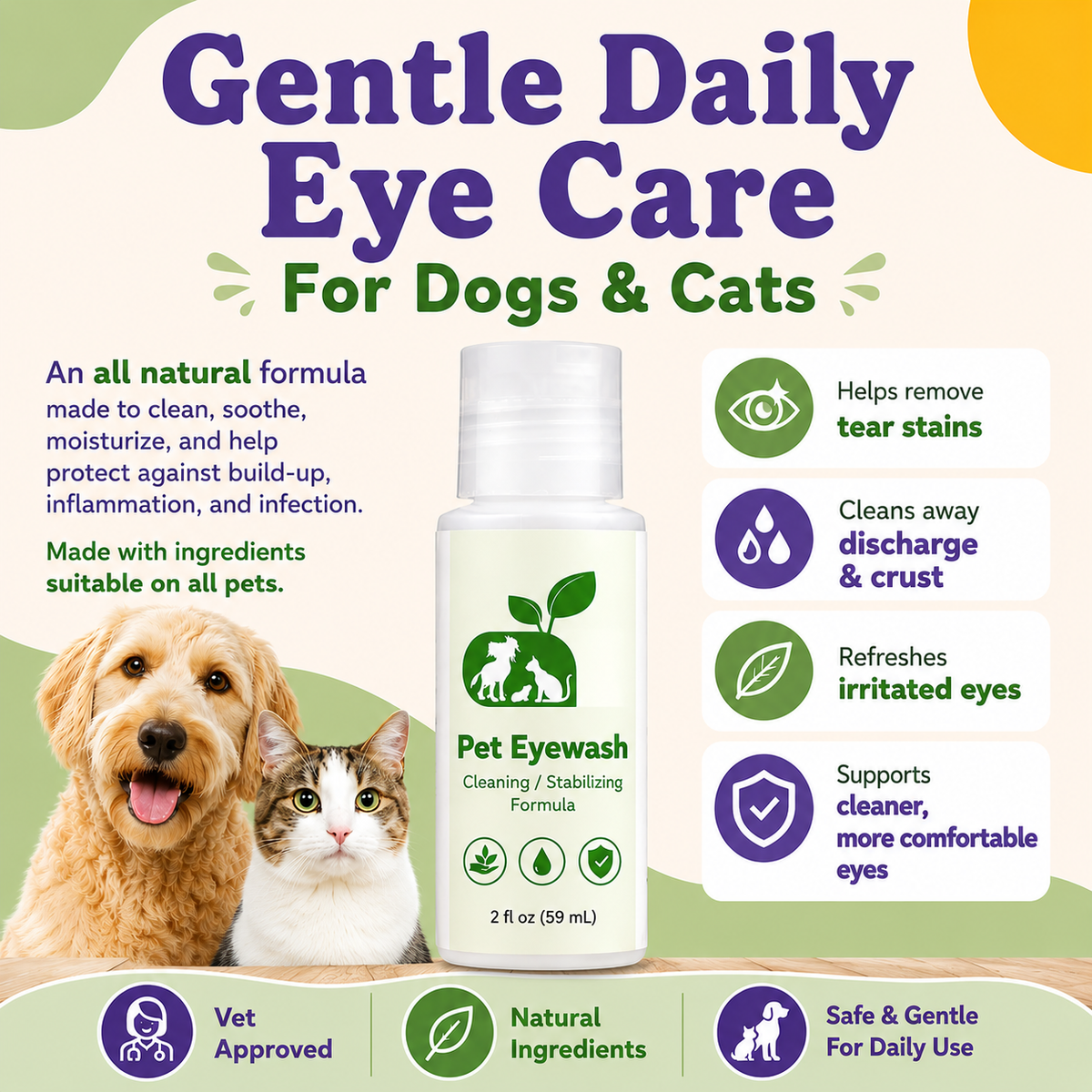 4-ALL PETS EYEWASH