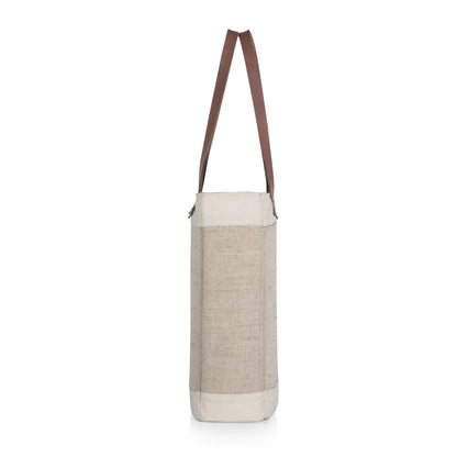 Pinot Jute 3 Bottle Insulated Wine Bag