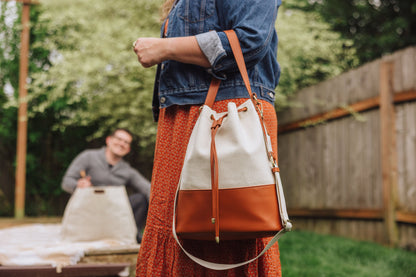Sirolo Canvas & Leatherette Tote
