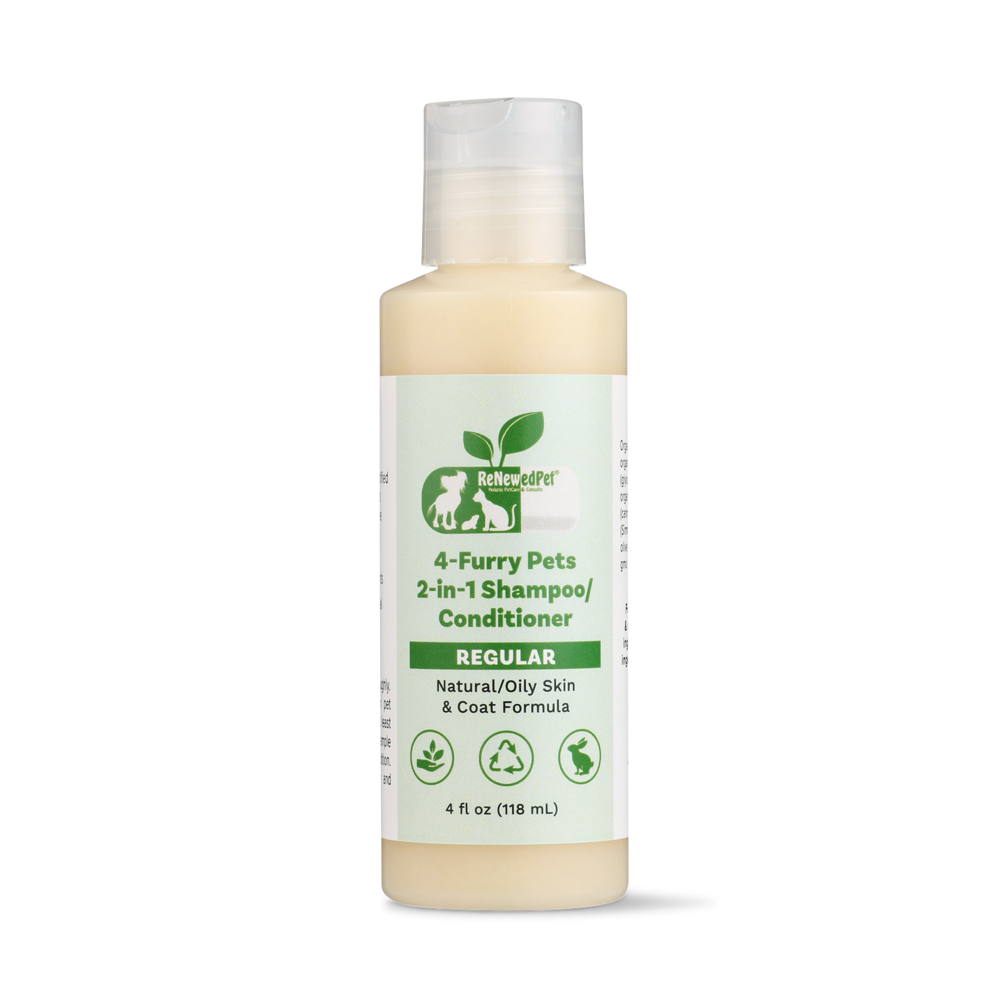 4-FURRY PETS 2-IN-1 *REGULAR SHAMPOO & CONDITIONER