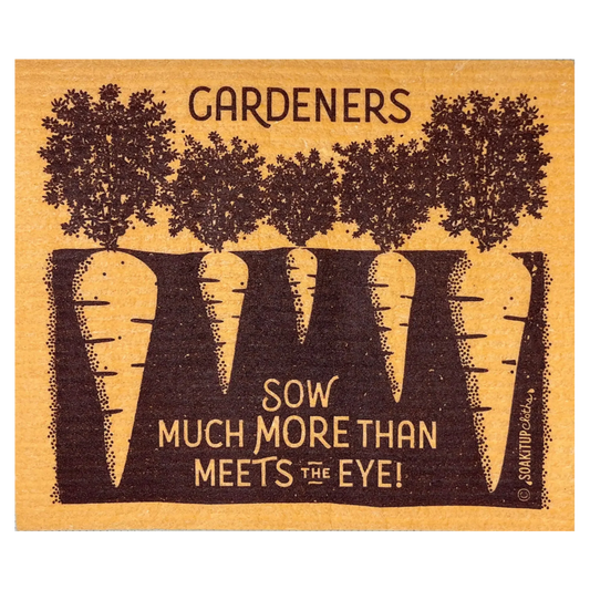 Gardeners Sow Much More than Meets the Eye! Swedish Dishcloth | Soak iT Up