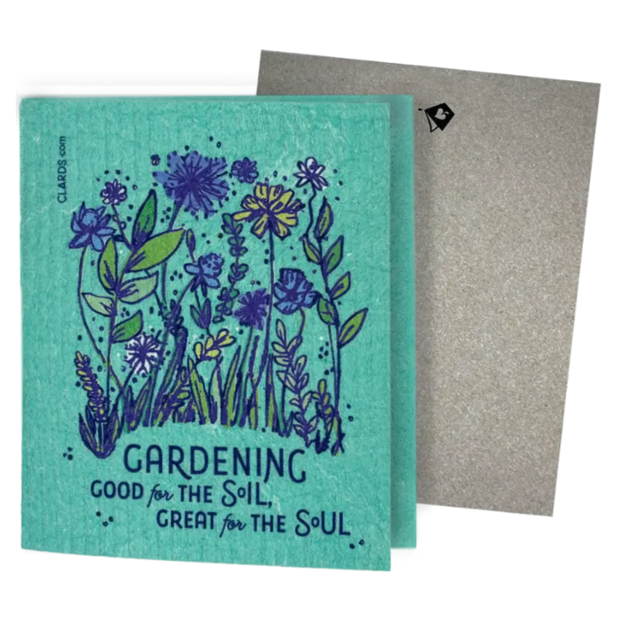 Gardening great for the SOUL | Eco Greeting Clards turn to cloths | Soak iT Up