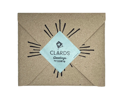 Gardening Great for the Soul | Eco Greeting Card Turns Into Cleaning Cloths | Soak iT Up Clards