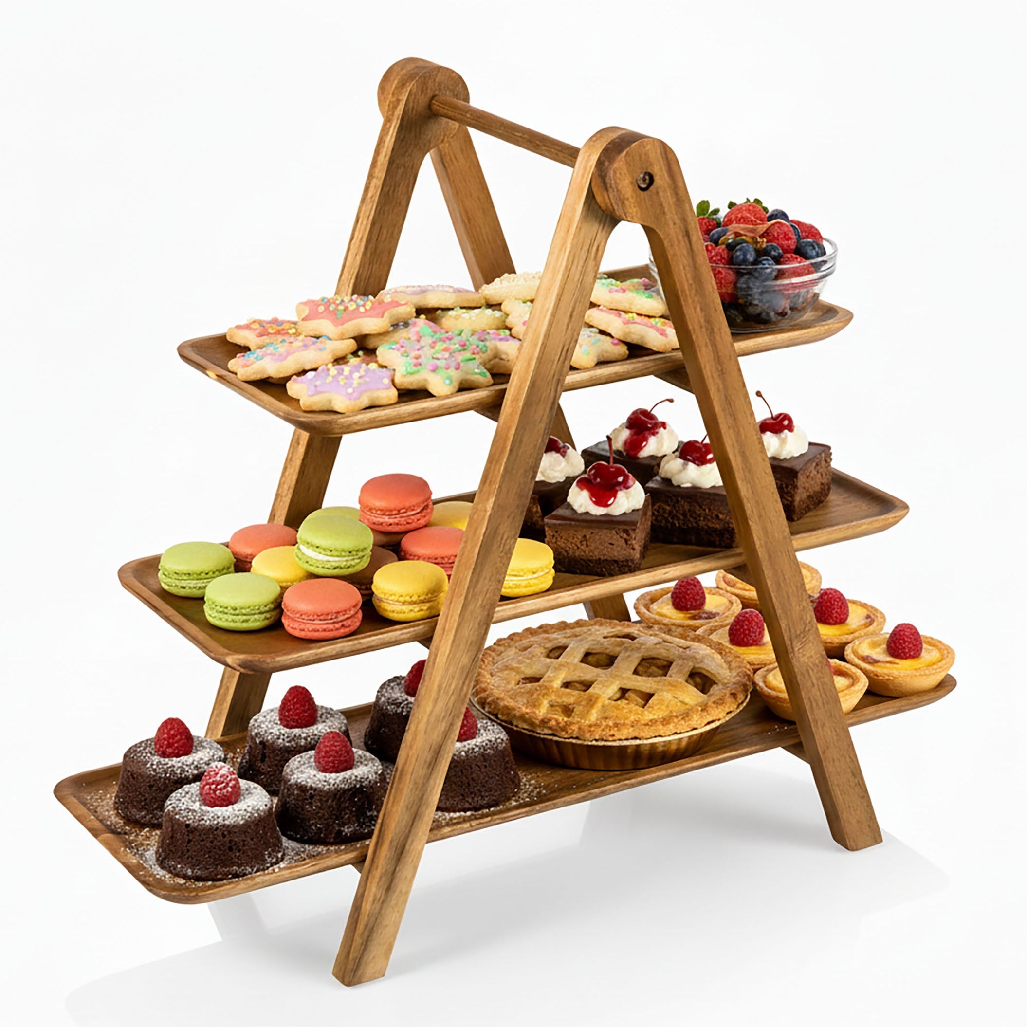 Serving Ladder 3 Tiered Serving Station