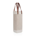 Pinot Jute Single Bottle Insulated Wine Bag
