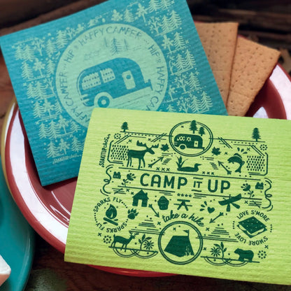 Hip & Happy Camper | Eco-friendly Swedish Dishcloth- Soak iT Up