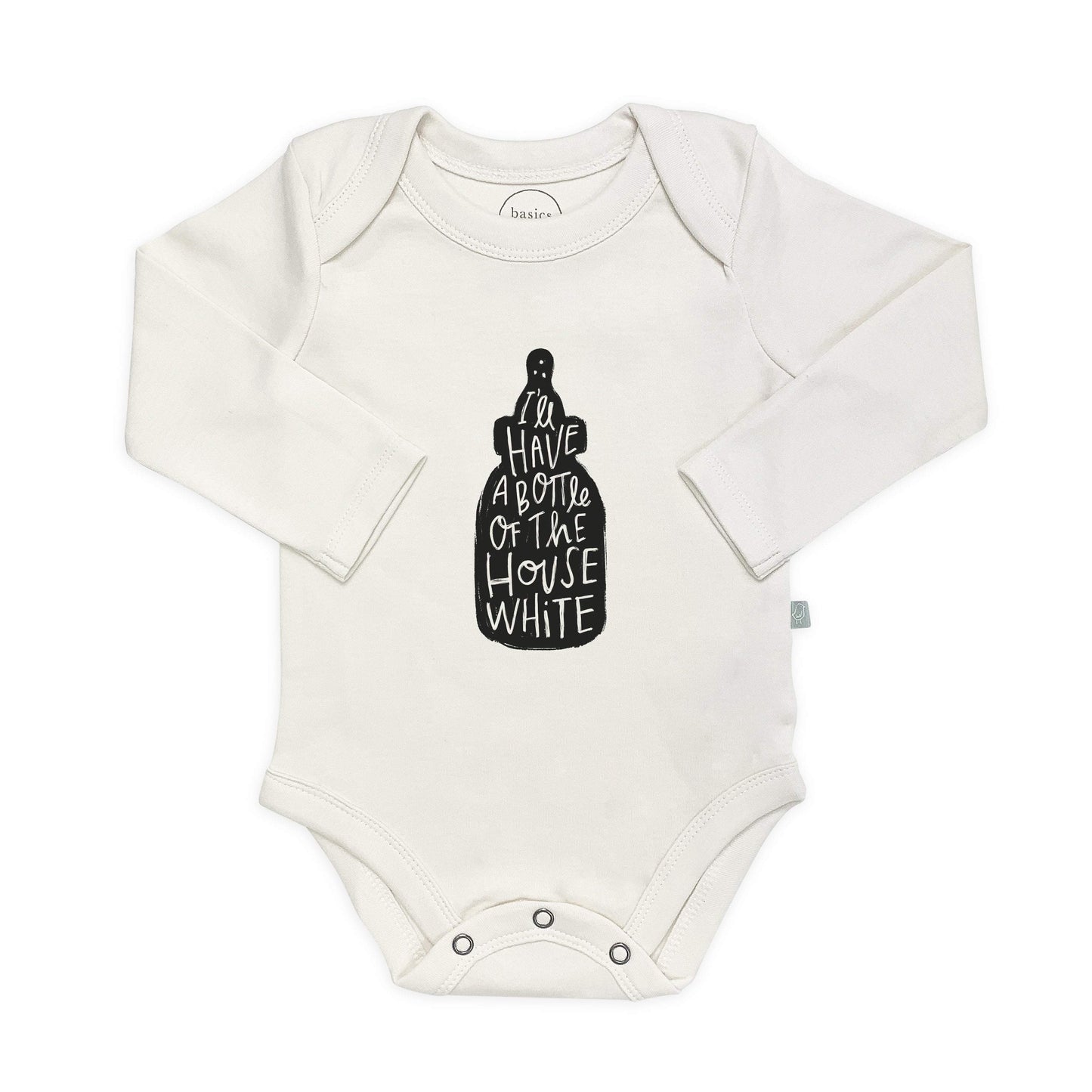 graphic bodysuit | house white (long sleeve)