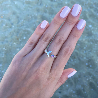 Mermaid Adjustable Ring