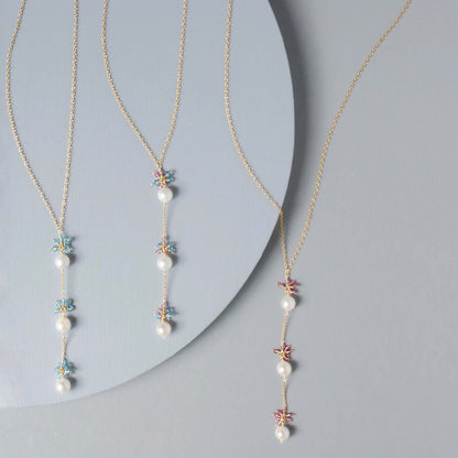 Pearl and Gemstone Necklace Collection