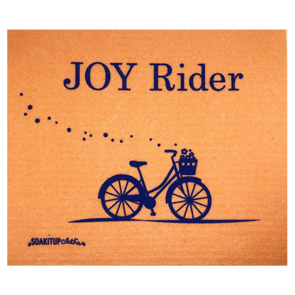 Joy Rider Bicycle Swedish Dishcloth – Eco Gift for Cyclists | Soak iT Up