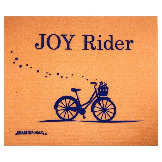 Joy Rider Bicycle Swedish Dishcloth – Eco Gift for Cyclists | Soak iT Up