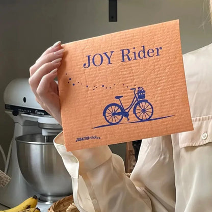 Joy Rider Bicycle Swedish Dishcloth – Eco Gift for Cyclists | Soak iT Up