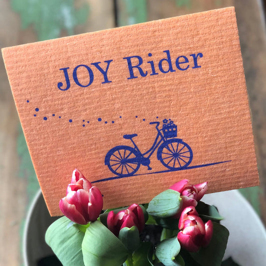 Joy Rider Bicycle Swedish Dishcloth – Eco Gift for Cyclists | Soak iT Up