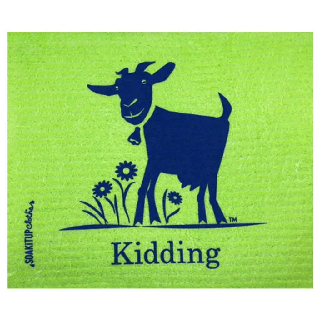 Kidding Goat | Eco-friendly Swedish Dishcloth- Soak iT Up