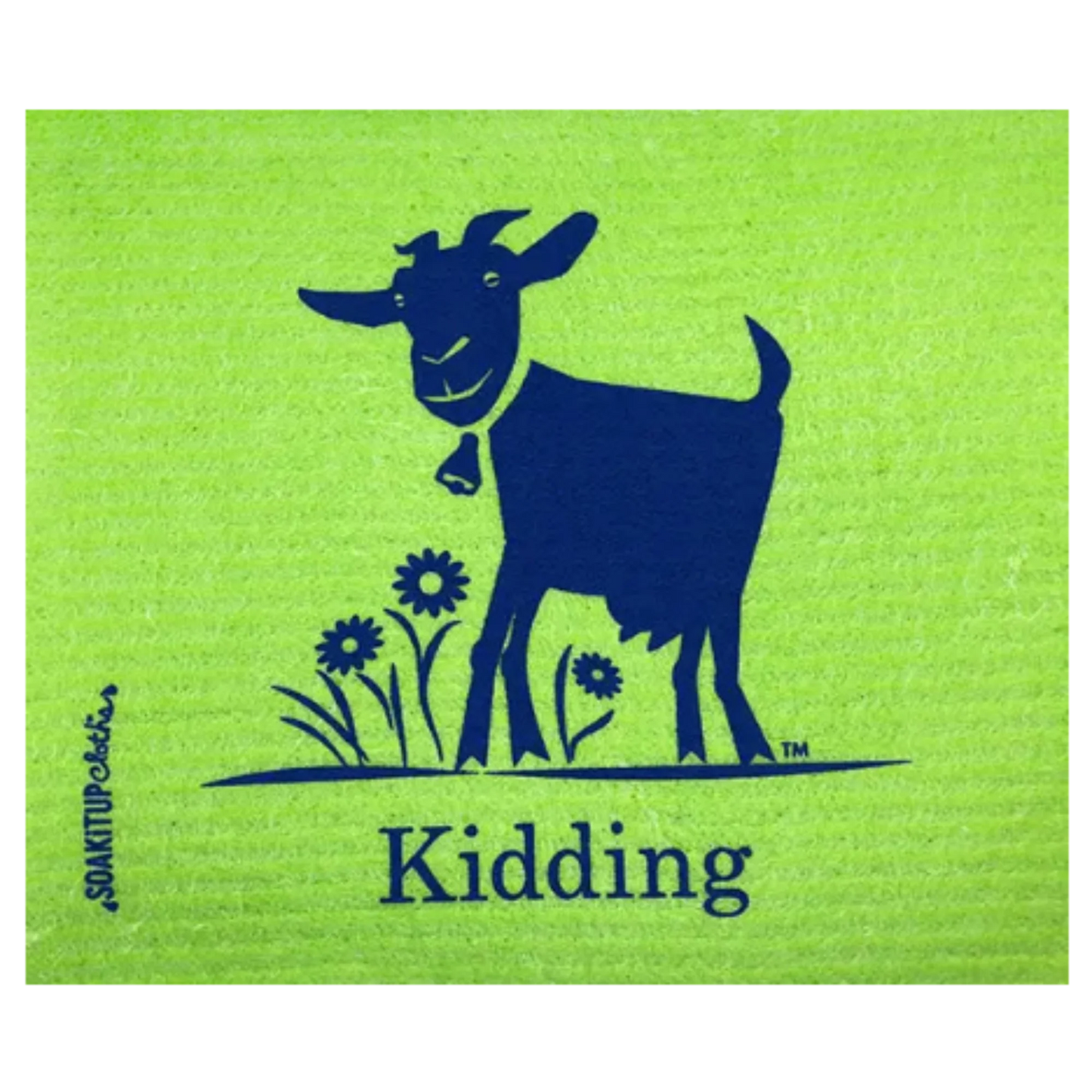 Kidding Goat | Eco-friendly Swedish Dishcloth- Soak iT Up
