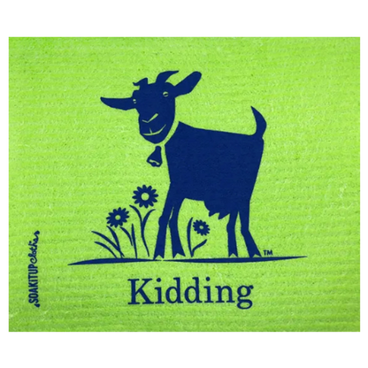 Kidding Goat | Eco-friendly Swedish Dishcloth- Soak iT Up