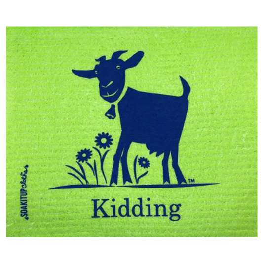 Kidding Goat | Eco-friendly Swedish Dishcloth- Soak iT Up