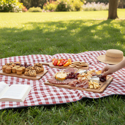 3-Piece Acacia Wood Charcuterie Board Set