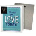 Do What You Love Today Greeting Card Turns Into a Swedish Sponge Cloth | Soak iT Up Clard®
