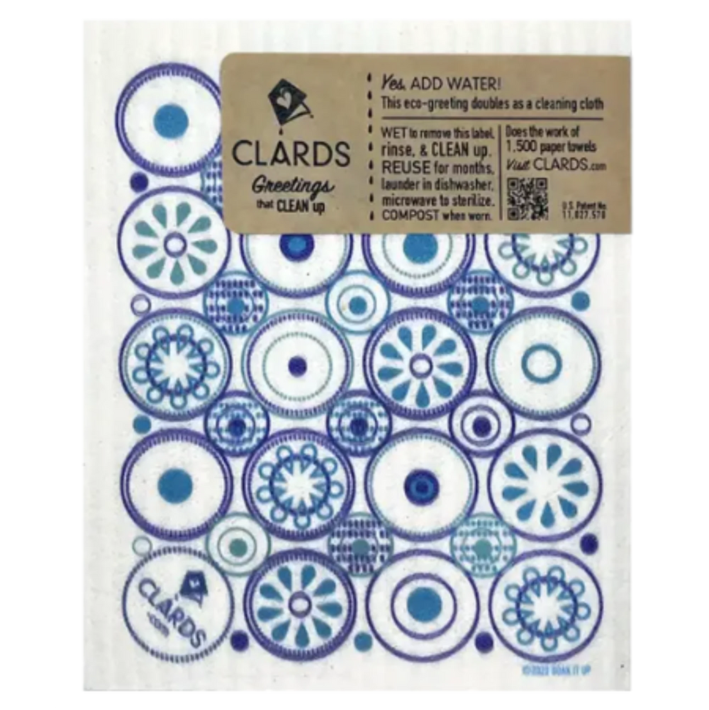 Make Waves Greeting Card Turns Into a Swedish Sponge Cloth | Soak iT Up Clard®