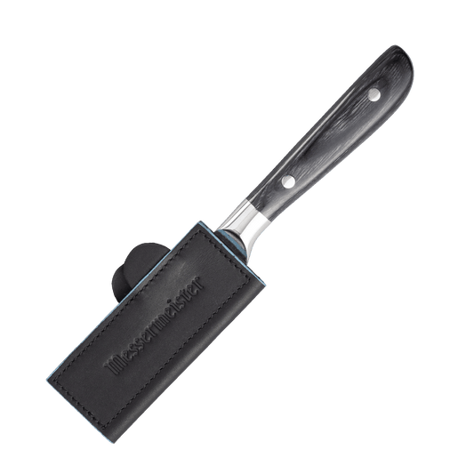 Black Magnetic Leather Edge-Guard - 4"