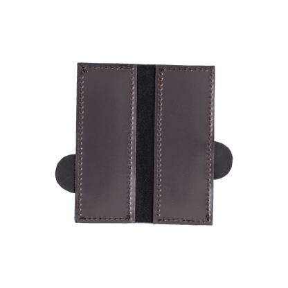Black Magnetic Leather Edge-Guard - 4"