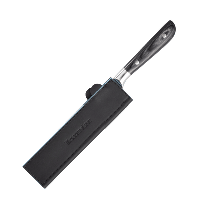 Black Magnetic Leather Edge-Guard - 8.5"