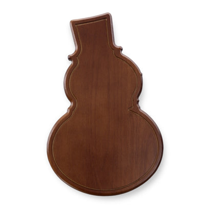 Reversible Snowman Sectioned Serving Tray with Knife