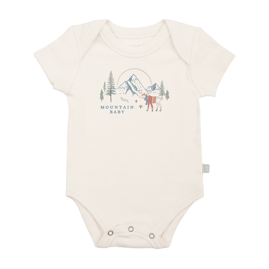 graphic bodysuit | mountain baby