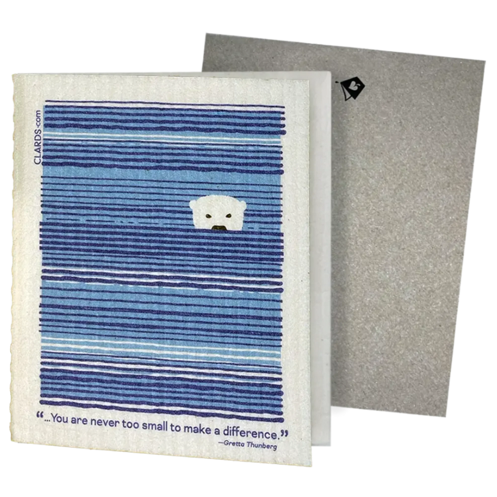 Eco-Greeting Turn Cleaning Cloths- Never Too Small to Make a Difference |Soak iT Up Clards®®