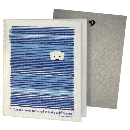 Eco-Greeting Turn Cleaning Cloths- Never Too Small to Make a Difference |Soak iT Up Clards®