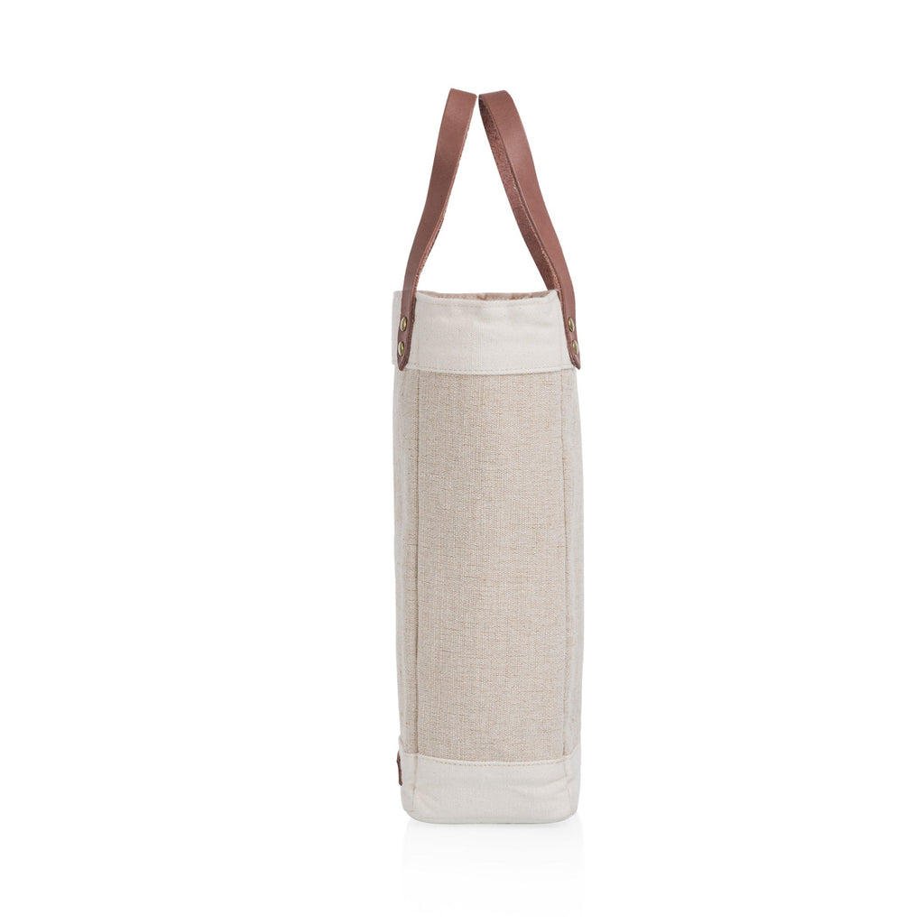 Pinot Jute Single Bottle Insulated Wine Bag