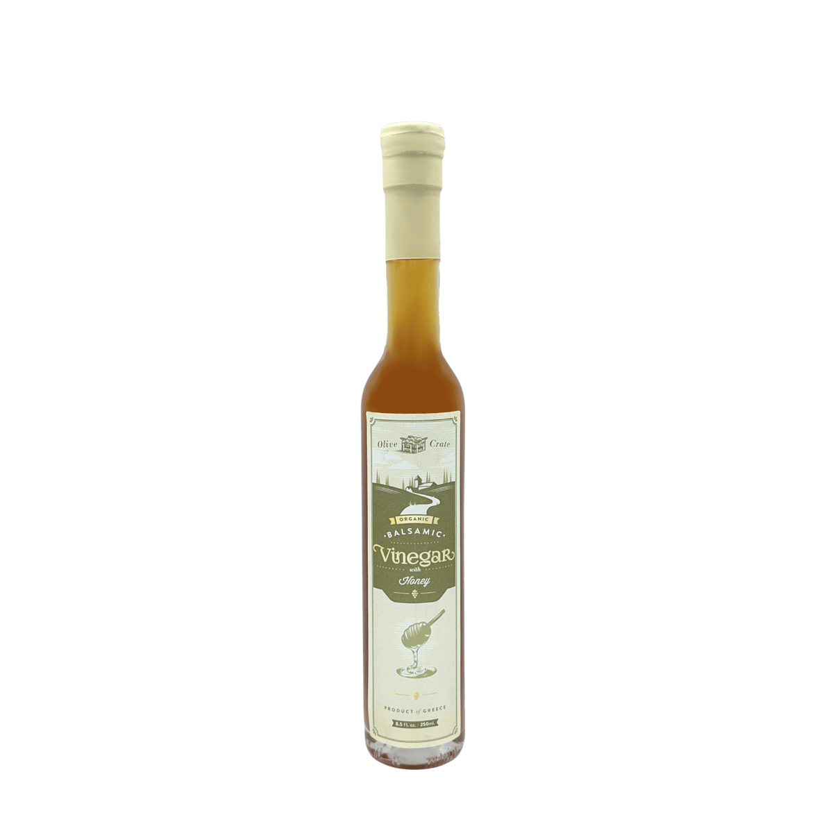 Organic Honey White Balsamic Vinegar | Greek Roditis Grape