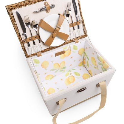 Lemongrove Picnic Basket for 2