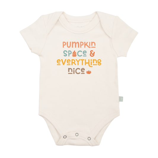 graphic bodysuit | pumpkin spice nice