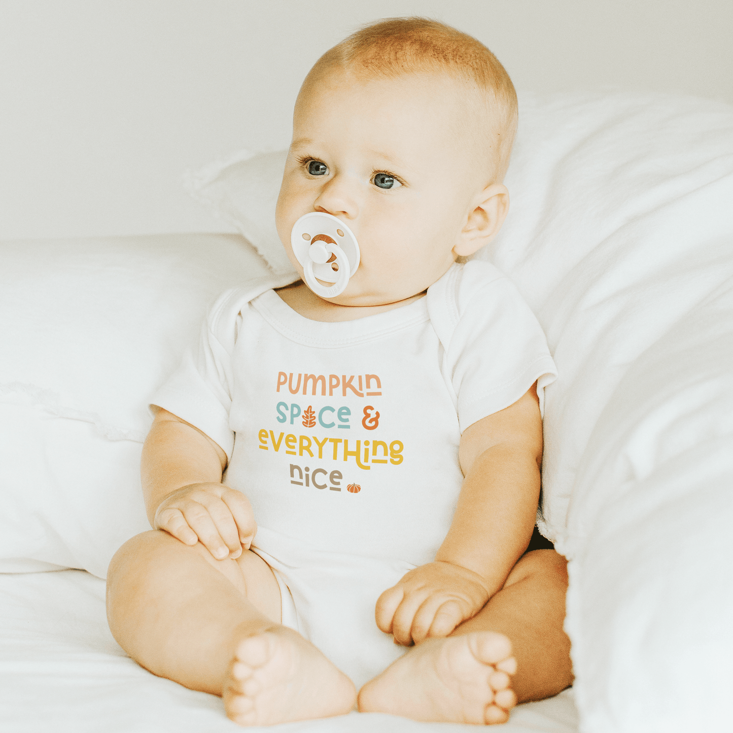 graphic bodysuit | pumpkin spice nice