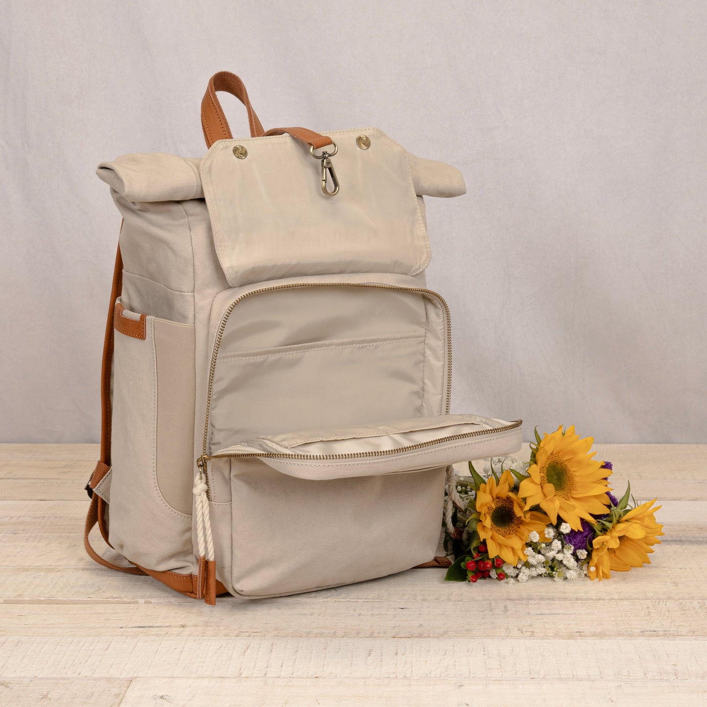 Carmel Roll Top Picnic Backpack Cooler