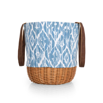 Coronado Canvas and Willow Basket Tote