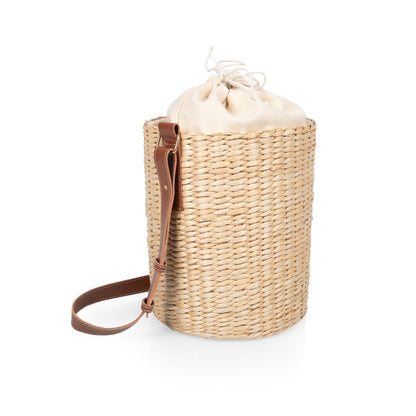 Palermo Rush Insulated Bucket Tote with Leather Straps