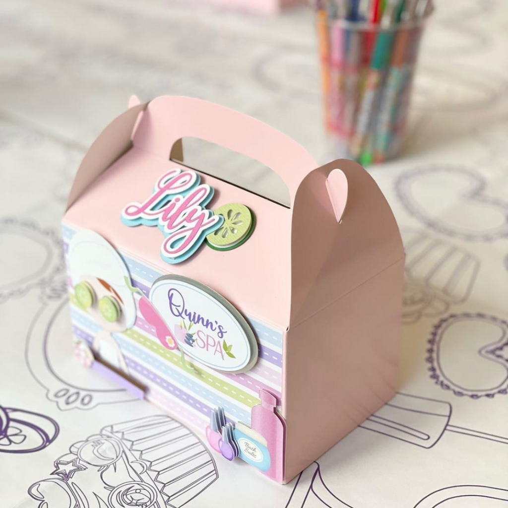 Spa Party Coloring Tablecloth