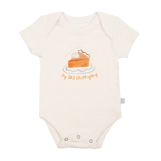 graphic bodysuit | thanksgiving pie