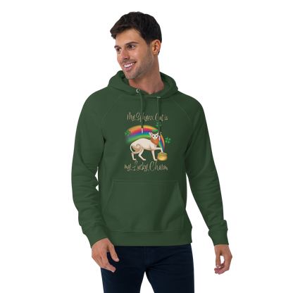 "MY SPHYNX IS MY LUCKY CHARM" UNISEX ECO HOODIE