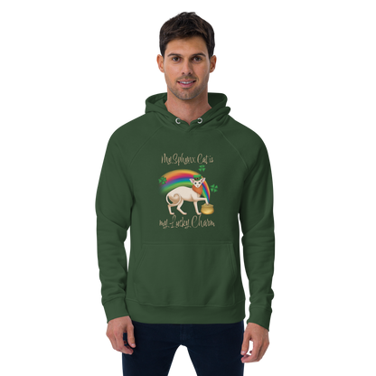 "MY SPHYNX IS MY LUCKY CHARM" UNISEX ECO HOODIE