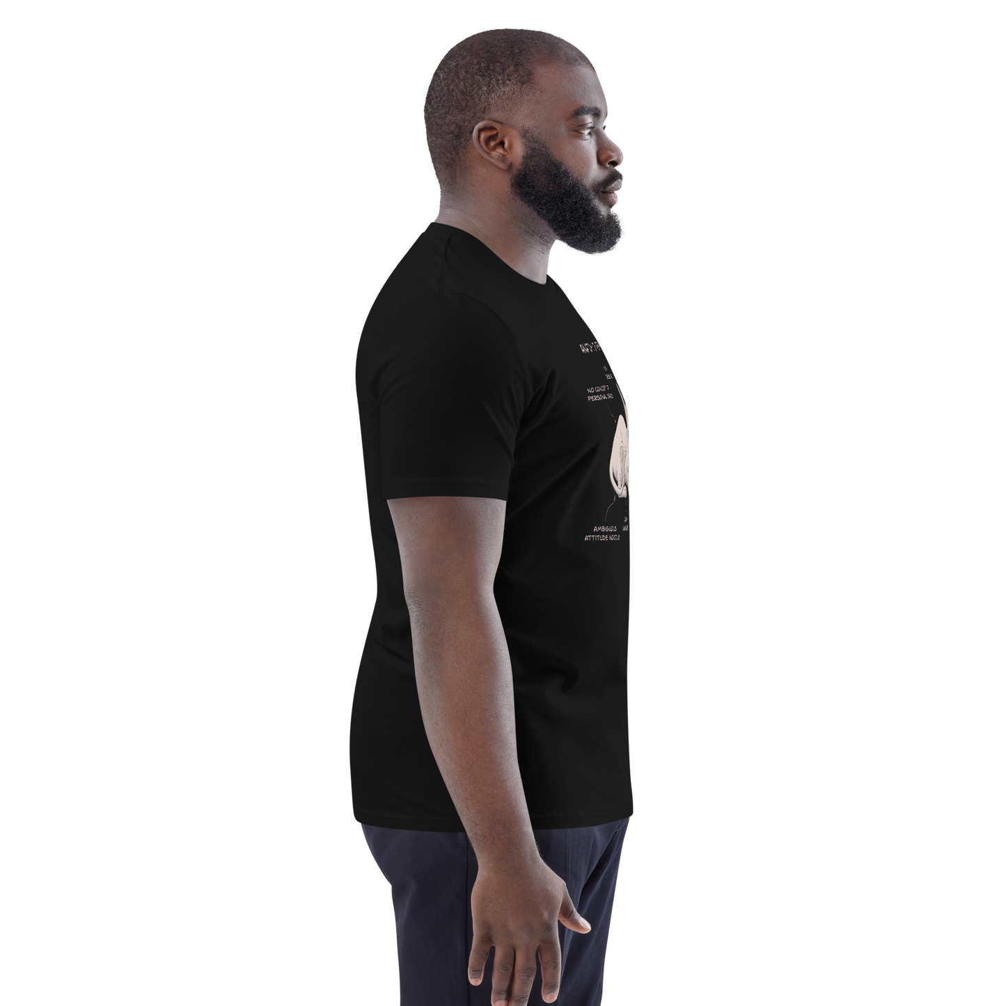 "ANATOMY OF A SPHYNX" UNISEX ORGANIC TEE
