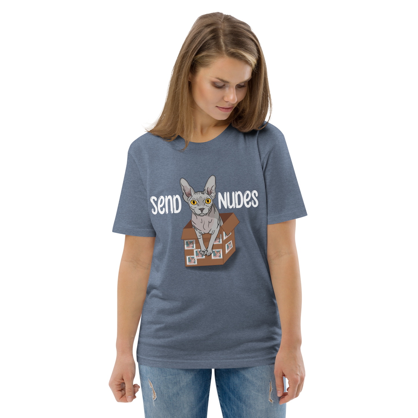 "SEND NUDES" UNISEX ECO TEE
