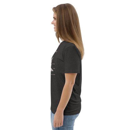 "ANATOMY OF A SPHYNX" UNISEX ORGANIC TEE