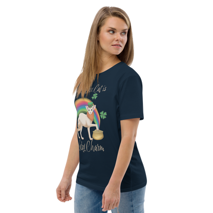 "MY SPHYNX CAT IS MY LUCKY CHARM" - UNISEX TEE